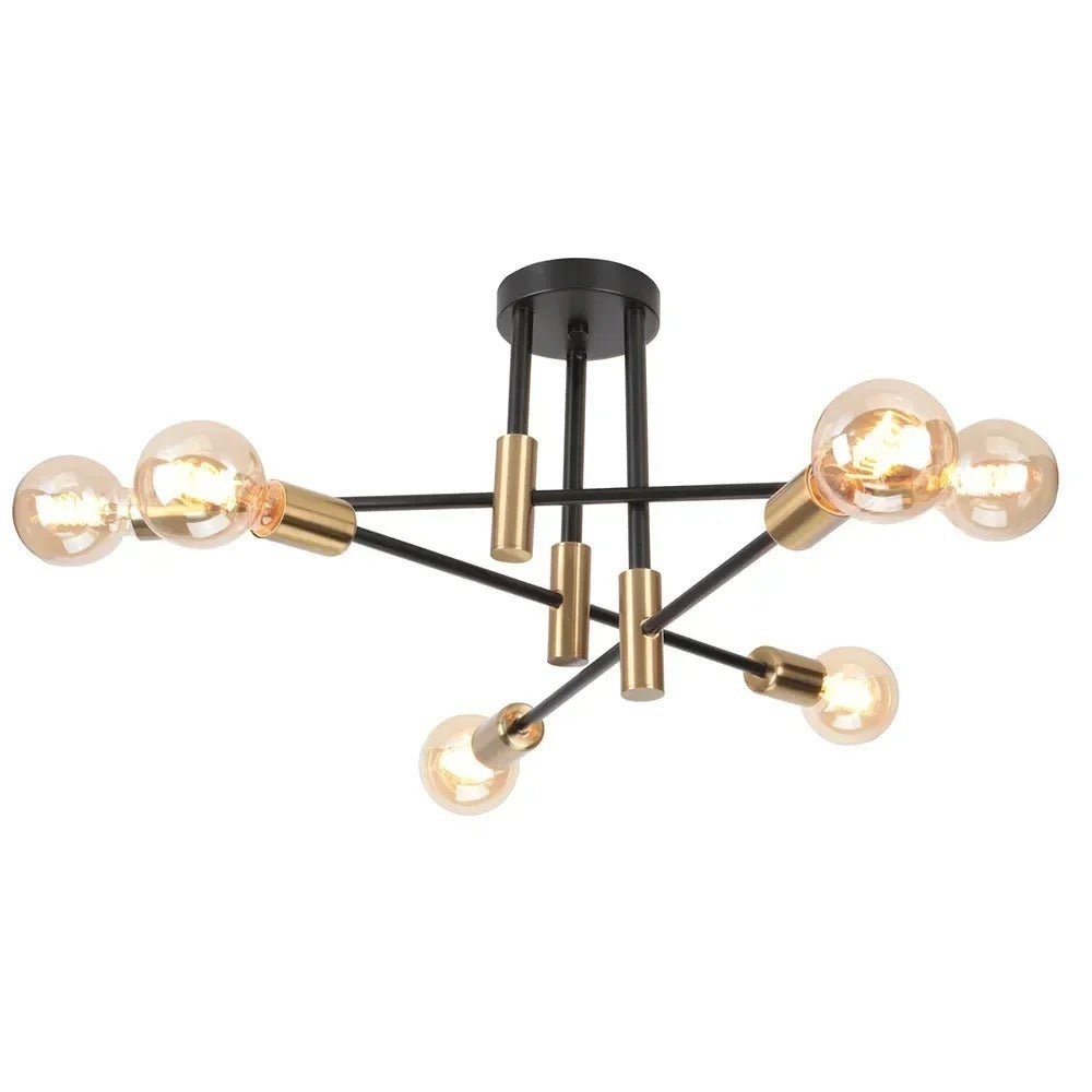 Branch Type Ceiling Lamp Living Room Dining Room Lighting Led Iron Lamp