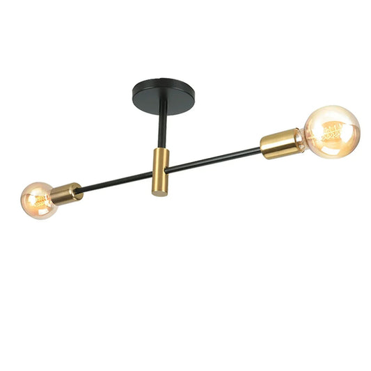 Branch Type Ceiling Lamp Living Room Dining Room Lighting Led Iron Lamp